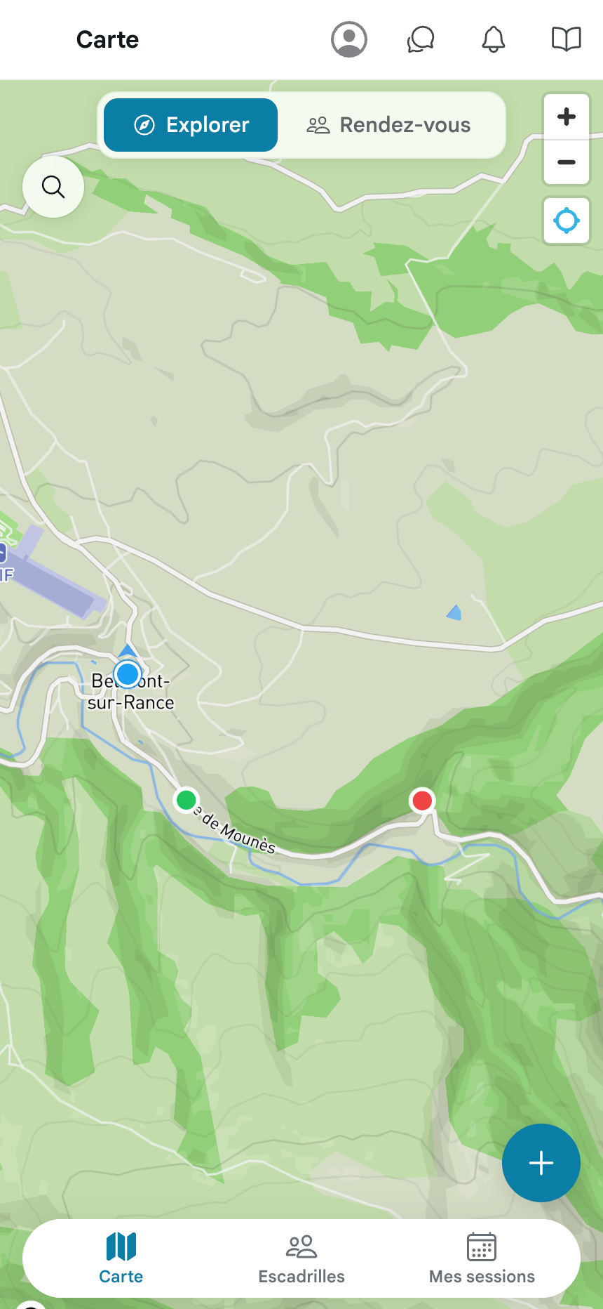 Aperçu de l'application ouFly